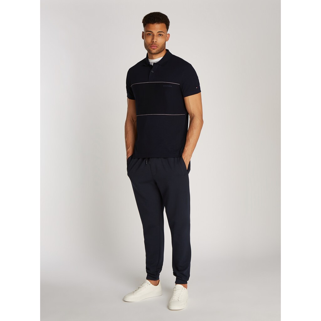 Tommy Hilfiger Poloshirt »GLOBAL STRIPE BLOCKING REG POLO« Mit Logo-Stickerei Und Logo-Streifen ▷ Für