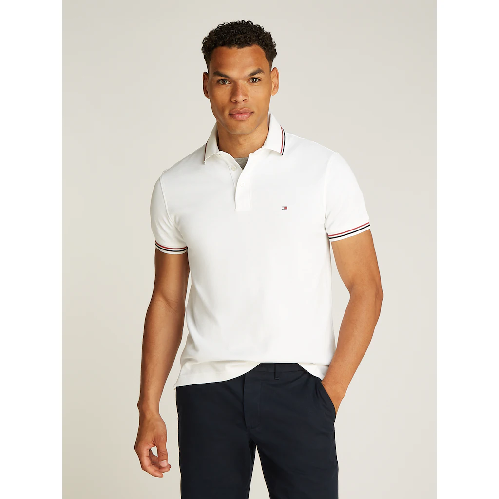 Tommy Hilfiger Poloshirt »TIPPED SLIM FIT POLO« Mit Kontrast-Details ▷ Kaufen