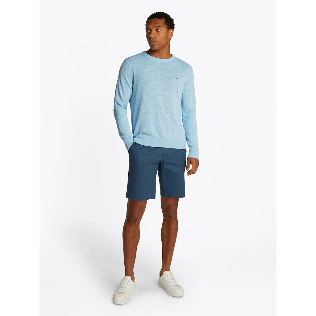Tommy Hilfiger Rundhalspullover »COTTON LINEN CREW NECK« ▷ Für