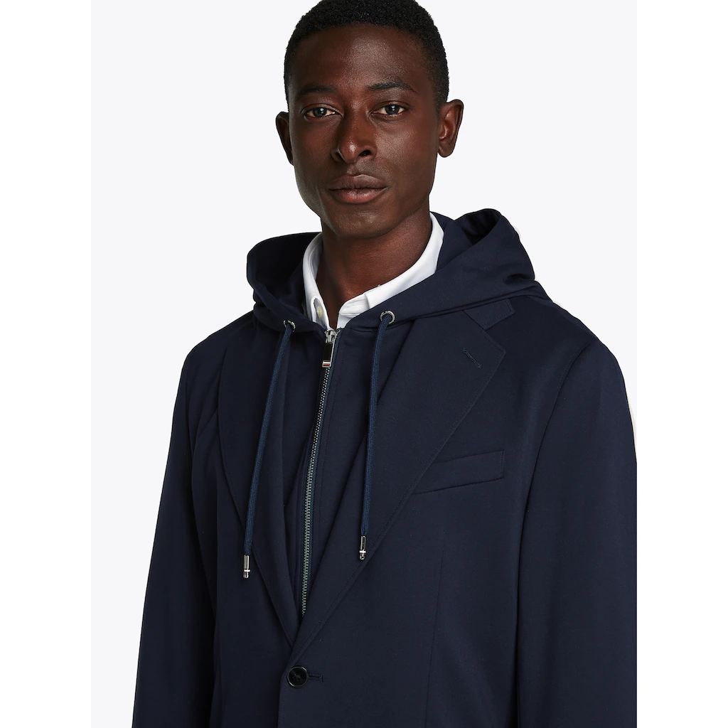 Tommy Hilfiger Sakko »DC PUNTO MILANO HOOD BLAZER« Mit Herausnehmbaren Kapuzeninlay