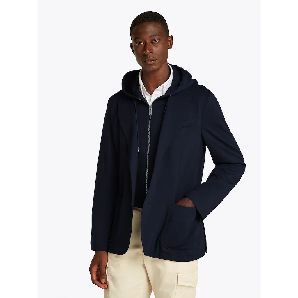 Tommy Hilfiger Sakko »DC PUNTO MILANO HOOD BLAZER« mit herausnehmbaren Kapuzeninlay