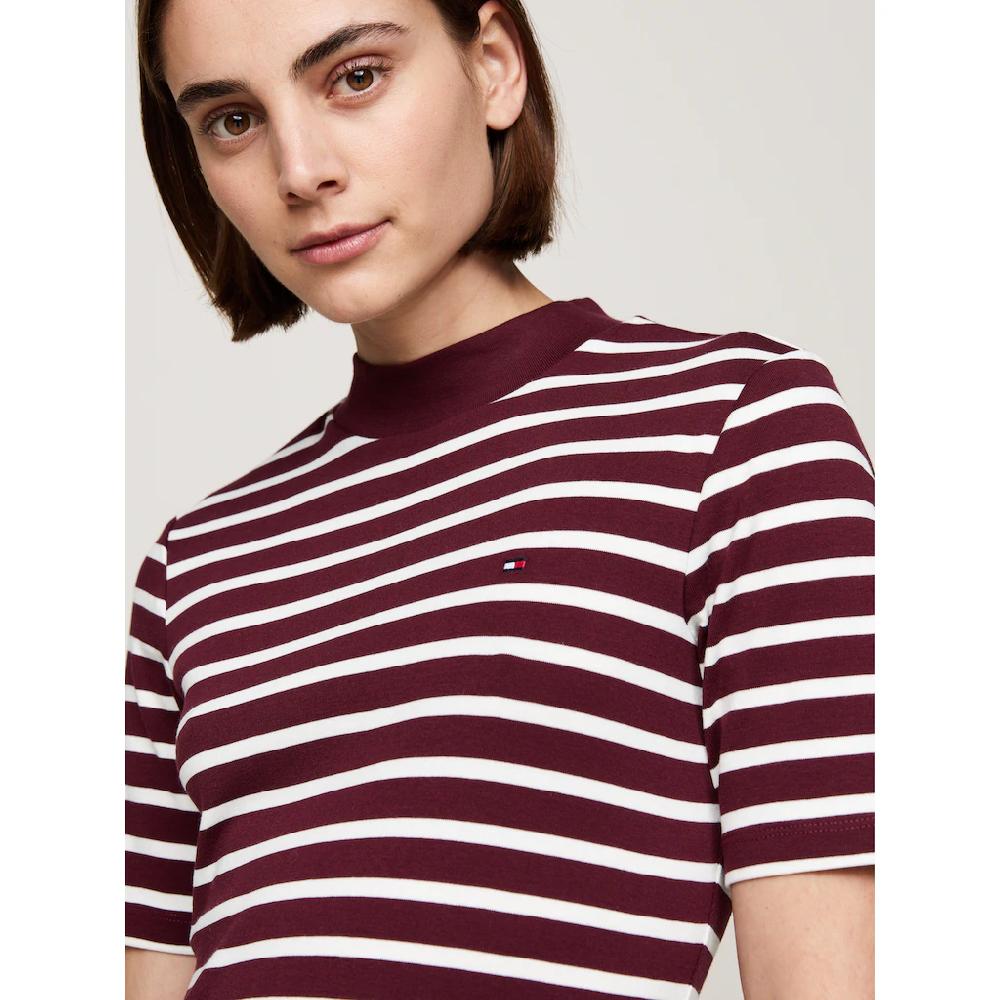 Tommy Hilfiger Shirtkleid »SLIM CODY MOCK-NK DRESS« Mit Mock-neck
