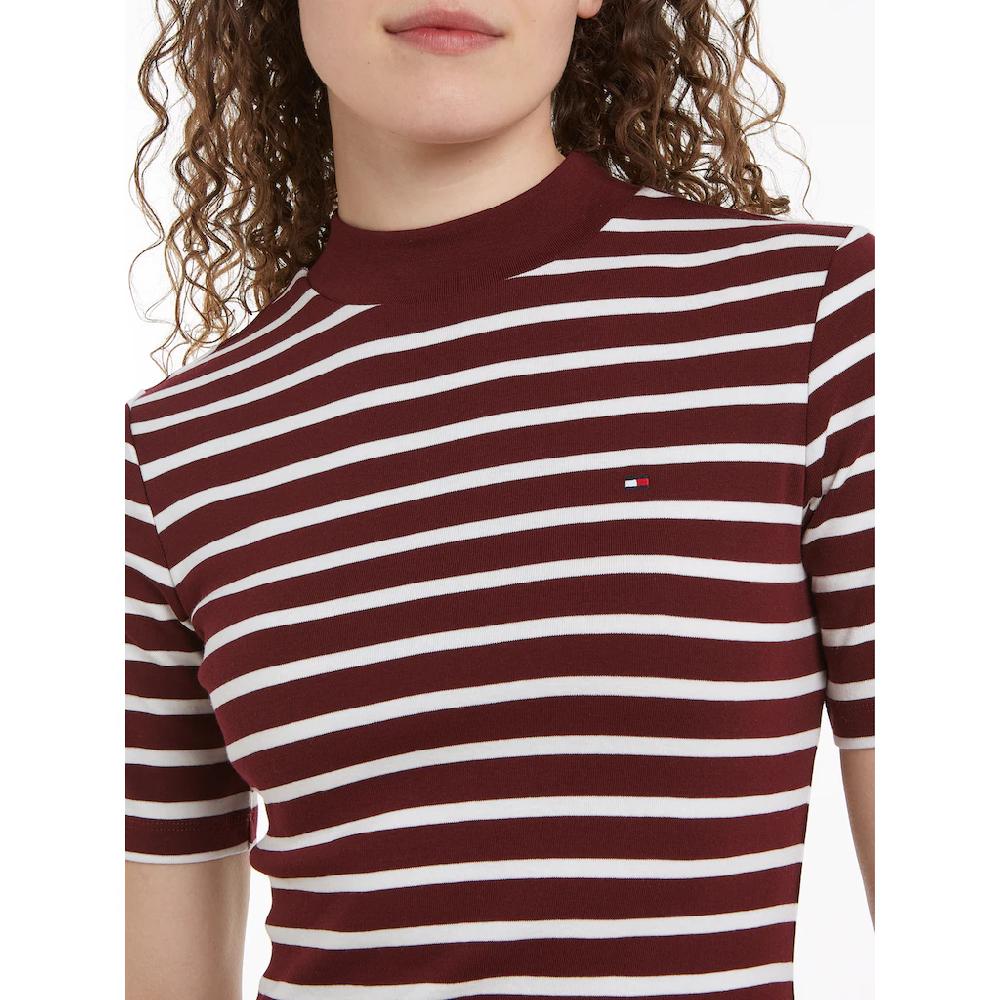 Tommy Hilfiger Shirtkleid »SLIM CODY MOCK-NK DRESS« Mit Mock-neck