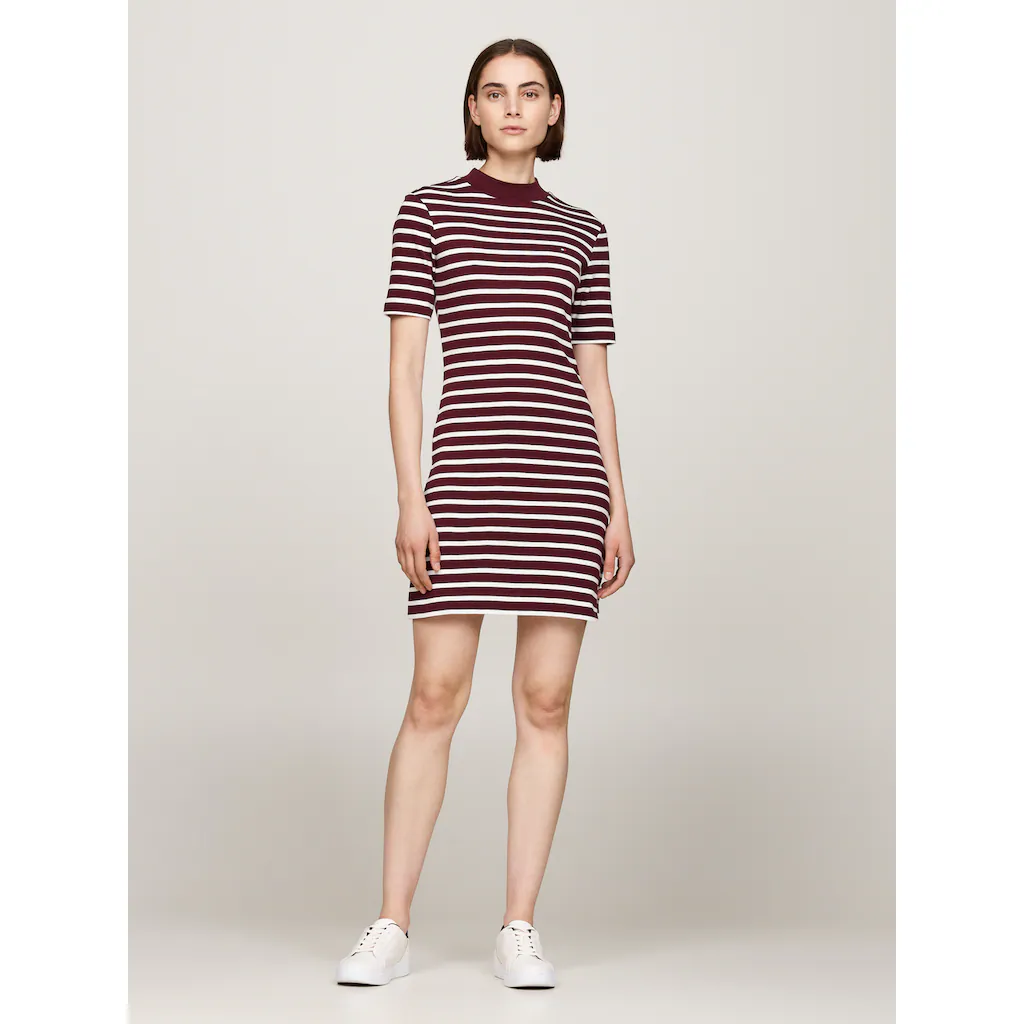 Tommy Hilfiger Shirtkleid »SLIM CODY MOCK-NK DRESS« mit Mock-neck