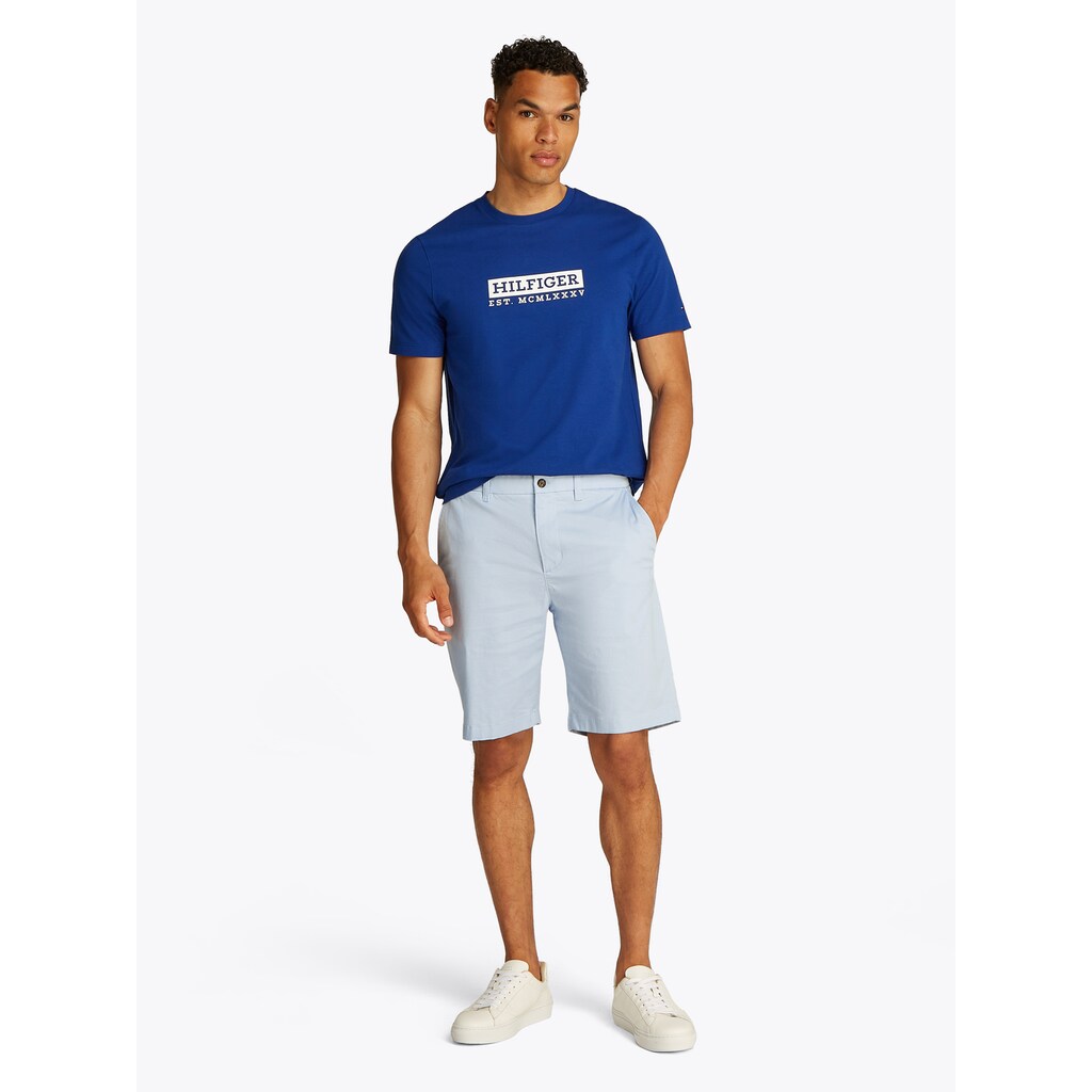 Tommy Hilfiger Shorts »HARLEM PRINTED STRUCTURE SHORT« Mit Gürtelschlaufen