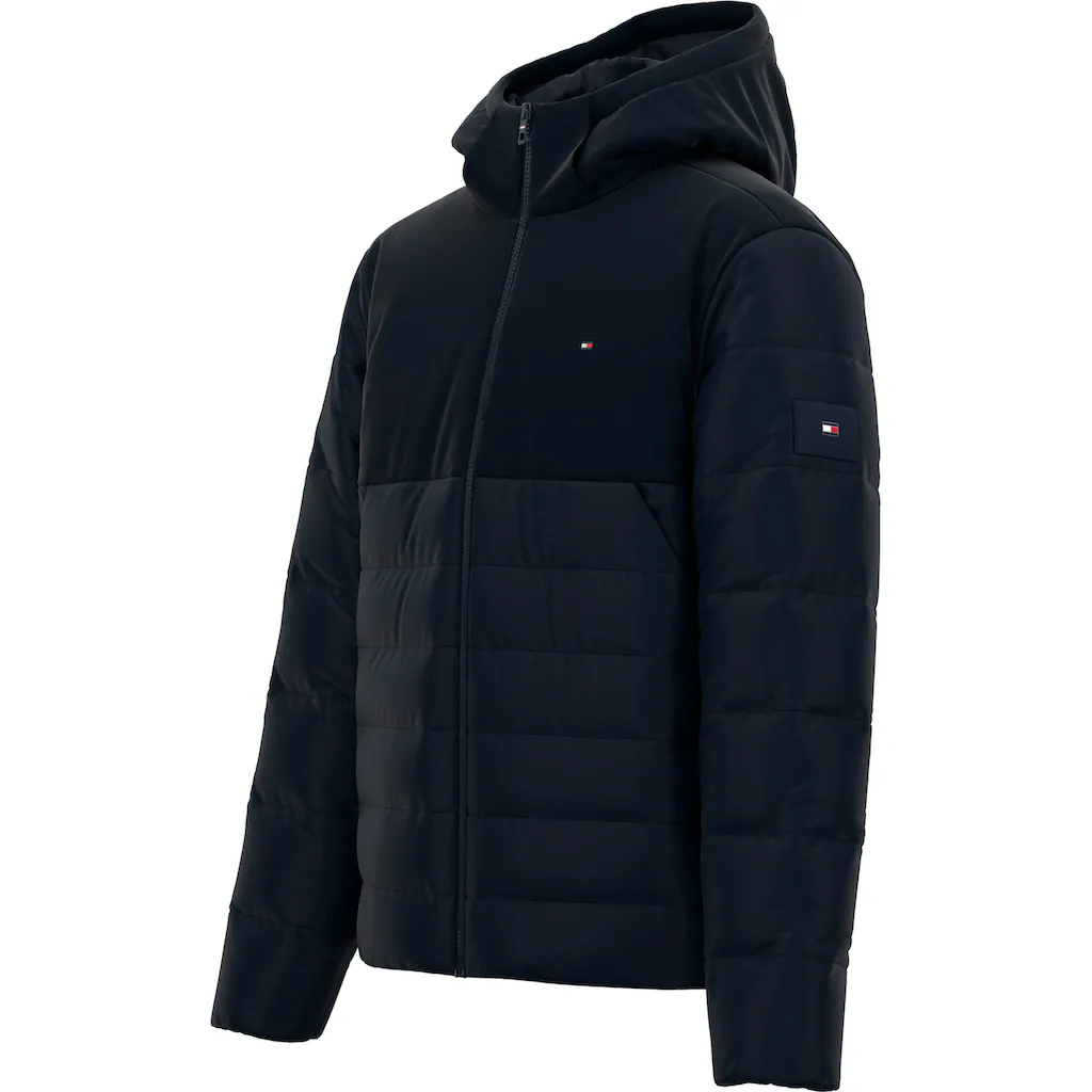 Tommy Hilfiger Steppjacke »CL MIXED MEDIA HOODED JACKET« Mit Kapuze ▷ Bestellen