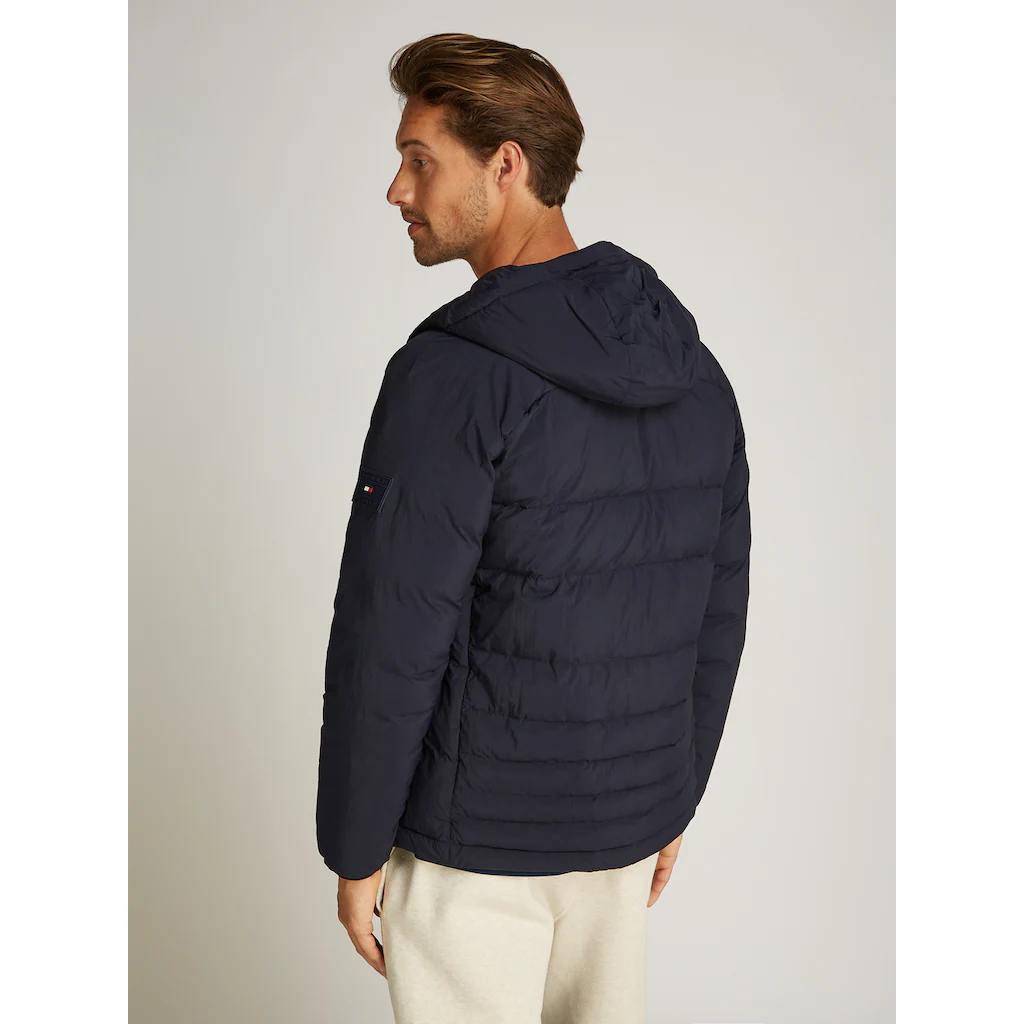 Tommy Hilfiger Steppjacke »MIX QUILT HOODED JACKET« Mit Kapuze Mit Raglanärmeln ▷ Für