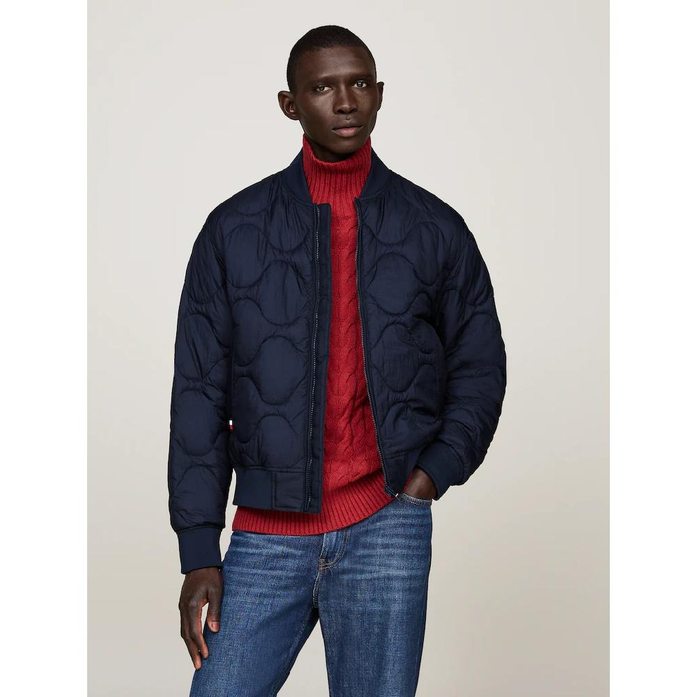 Tommy Hilfiger Steppjacke »ONION QUILTED BOMBER« Ohne Kapuze Mit Stehkragen Modische Steppung ▷ Bestellen