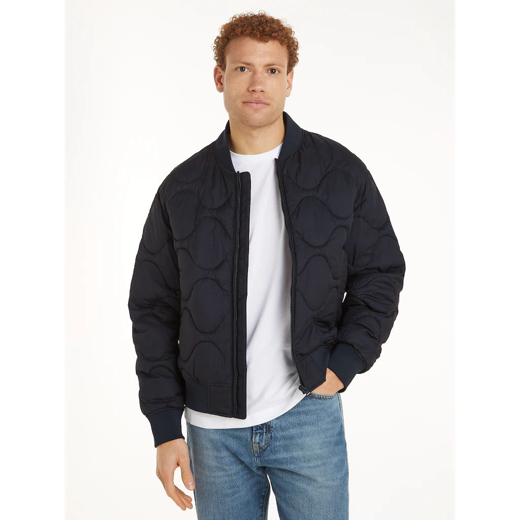 Tommy Hilfiger Steppjacke »ONION QUILTED BOMBER« ohne Kapuze mit Stehkragen modische Steppung ▷ bestellen