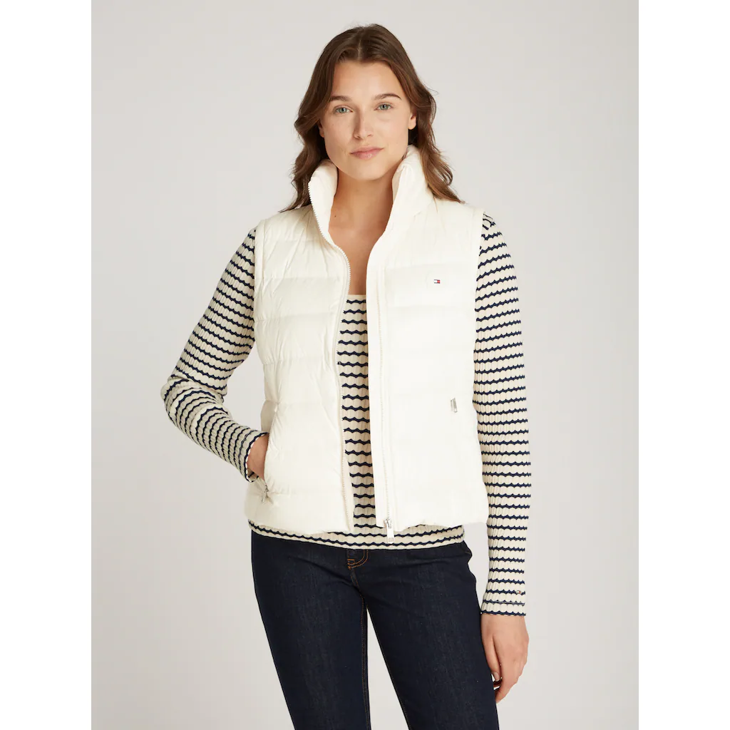 Tommy Hilfiger Steppweste »LW DOWN FEMININE GLOSS VEST« mit leichter Wattierung