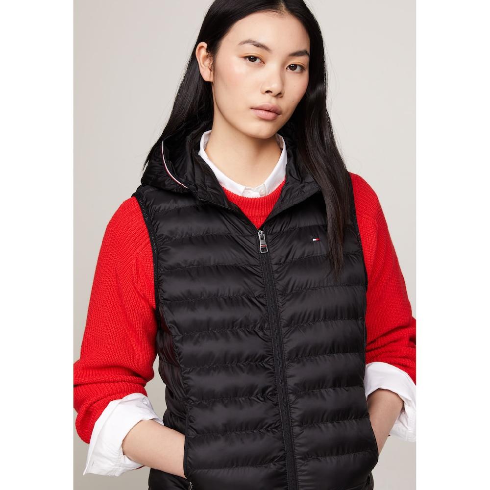 Tommy Hilfiger Steppweste »LW PADDED GLOBAL STRIPE VEST« (Global Serie TH WOMEN) Reißverschlusstaschen