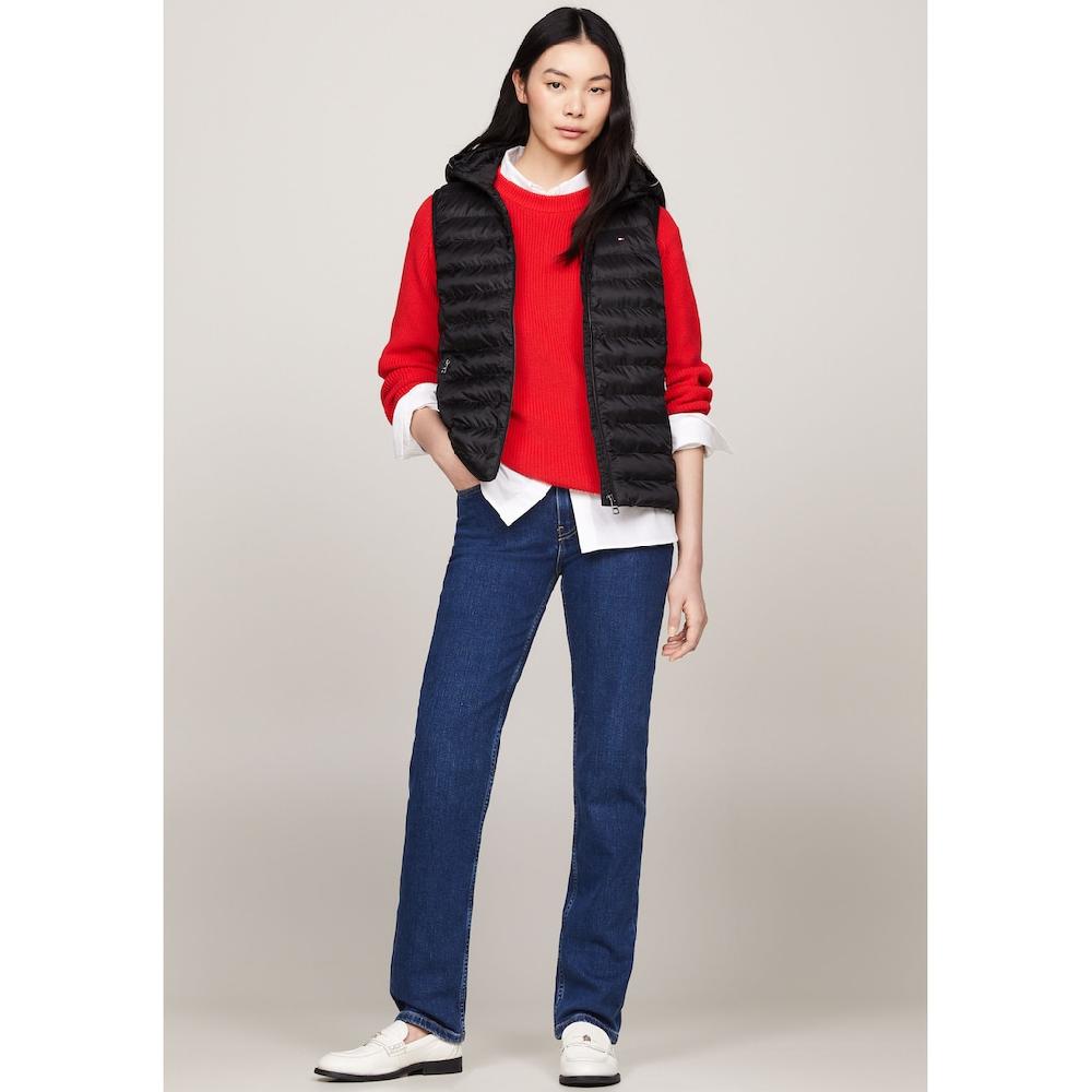 Tommy Hilfiger Steppweste »LW PADDED GLOBAL STRIPE VEST« (Global Serie TH WOMEN) Reißverschlusstaschen