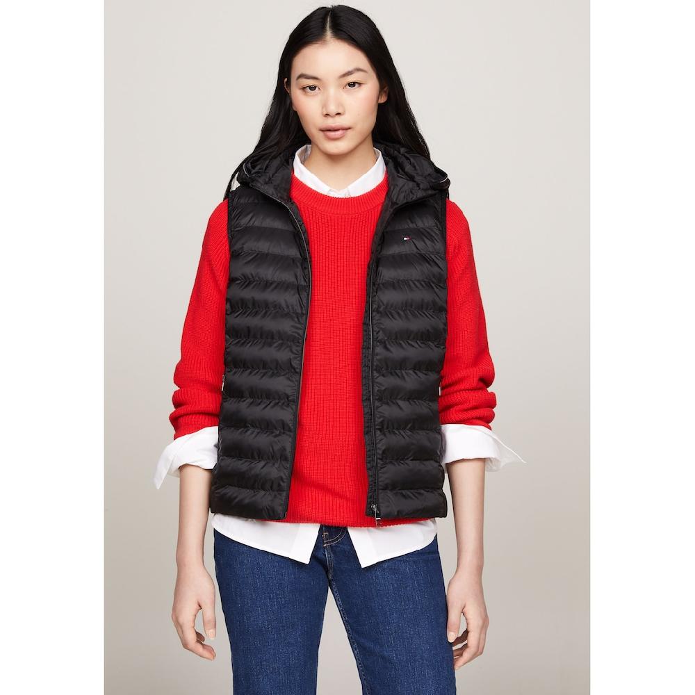 Tommy Hilfiger Steppweste »LW PADDED GLOBAL STRIPE VEST« (Global Serie TH WOMEN) Reißverschlusstaschen