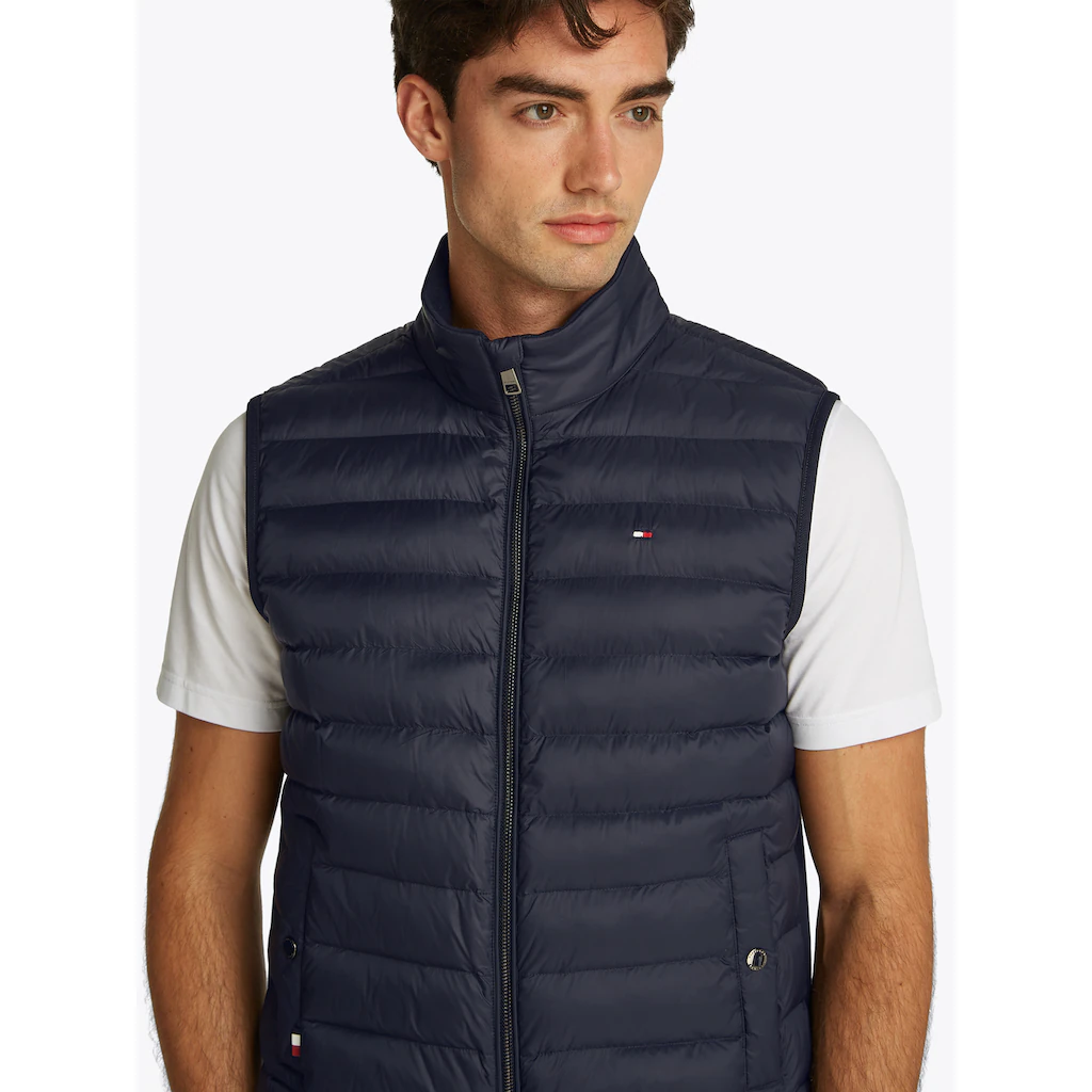 Tommy Hilfiger Steppweste »MIX MEDIA VEST« Rückenteil Ungesteppt ▷ Für