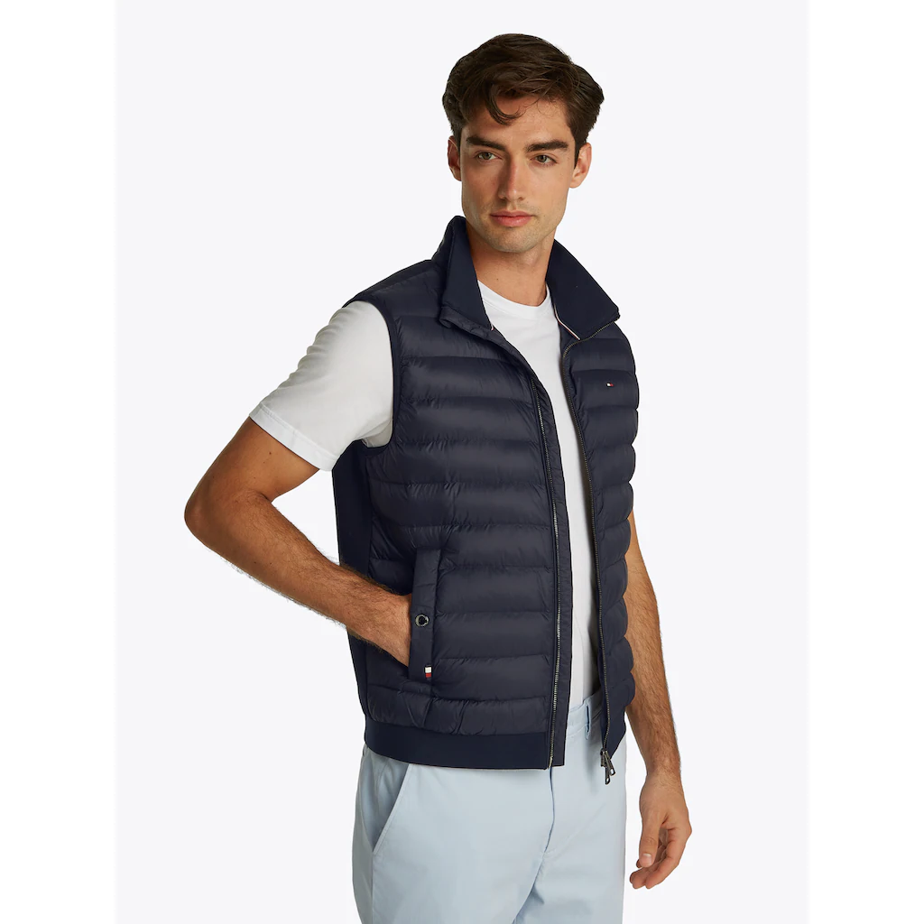 Tommy Hilfiger Steppweste »MIX MEDIA VEST« Rückenteil ungesteppt ▷ für