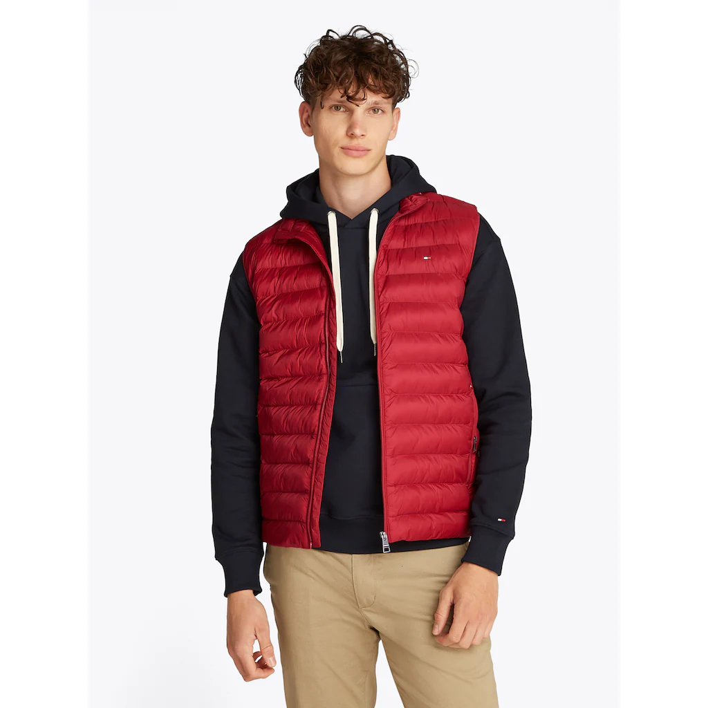 Tommy Hilfiger Steppweste »PACKABLE RECYCLED VEST« mit Logostickerei ▷ kaufen