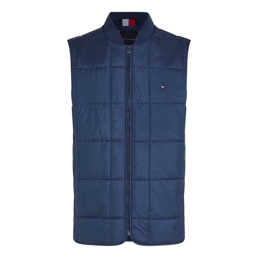 Tommy Hilfiger Steppweste »SQUARE QUILTED VEST« Mit Rundhalsausschnitt ▷ Kaufen