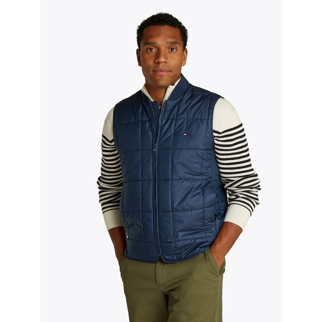 Tommy Hilfiger Steppweste »SQUARE QUILTED VEST« Mit Rundhalsausschnitt ▷ kaufen