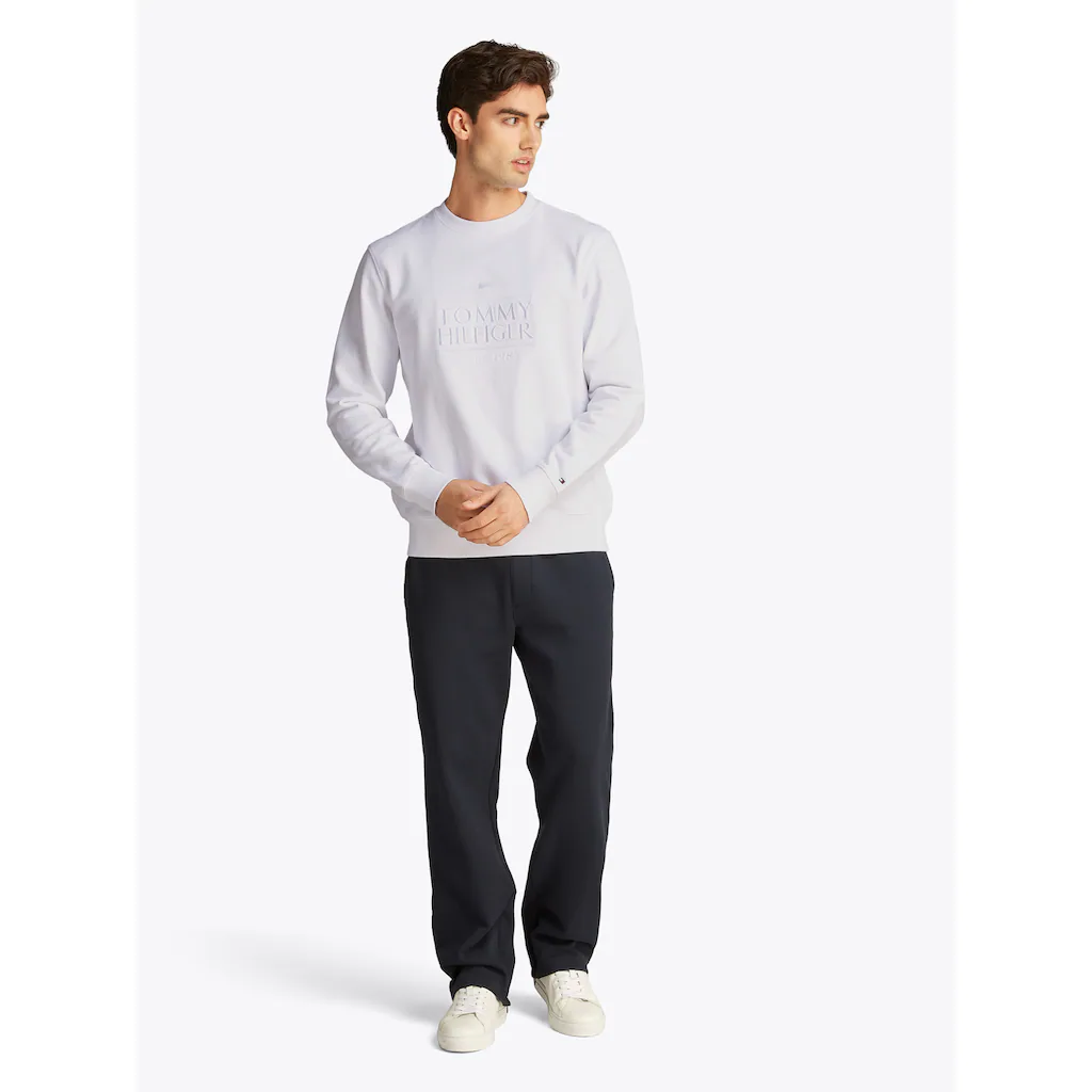 Tommy Hilfiger Sweatshirt »HILFIGER EMBRO LOGO SWEATSHIRT« ▷ Bestellen