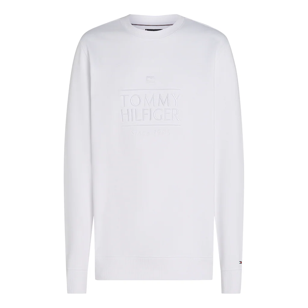 Tommy Hilfiger Sweatshirt »HILFIGER EMBRO LOGO SWEATSHIRT« ▷ Bestellen