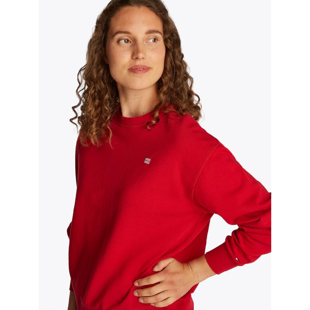 Tommy Hilfiger Sweatshirt »REG CONTRAST FLAG SWEATSHIRT« Mit Logo-Flag