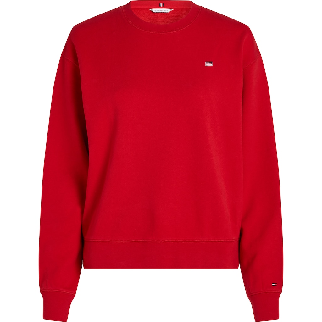 Tommy Hilfiger Sweatshirt »REG CONTRAST FLAG SWEATSHIRT« Mit Logo-Flag