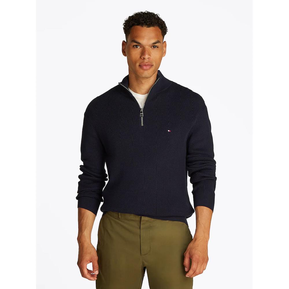 Tommy Hilfiger Troyer »RACKING STRUCTURE ZIP MOCK« ▷ kaufen