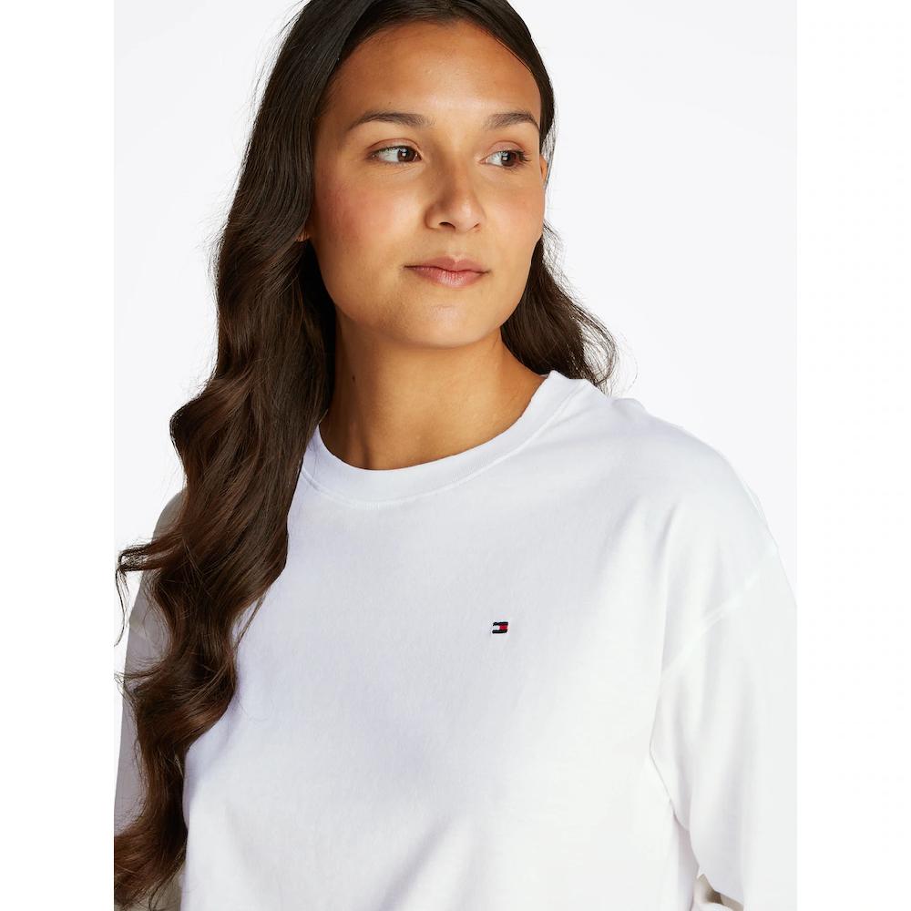 Tommy Hilfiger Underwear Langarmshirt »LS JERSEY T-SHIRT« Mit Logostickerei