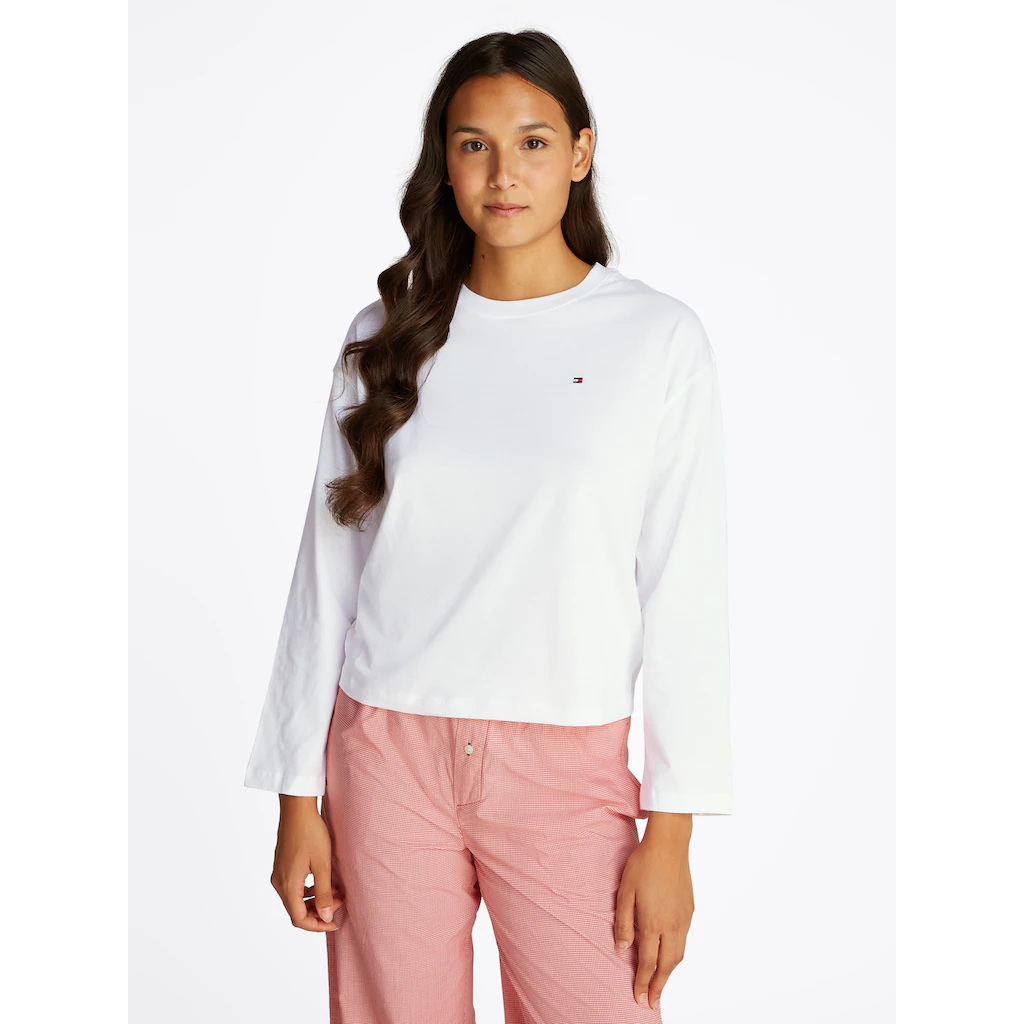 Tommy Hilfiger Underwear Langarmshirt »LS JERSEY T-SHIRT« mit Logostickerei