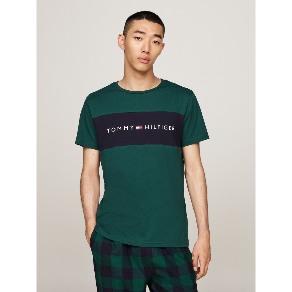 Tommy Hilfiger Underwear T-Shirt »SS T-SHIRT BLOCK LOGO« mit Farbeinsatz mit Logoschriftzug ▷ bestellen