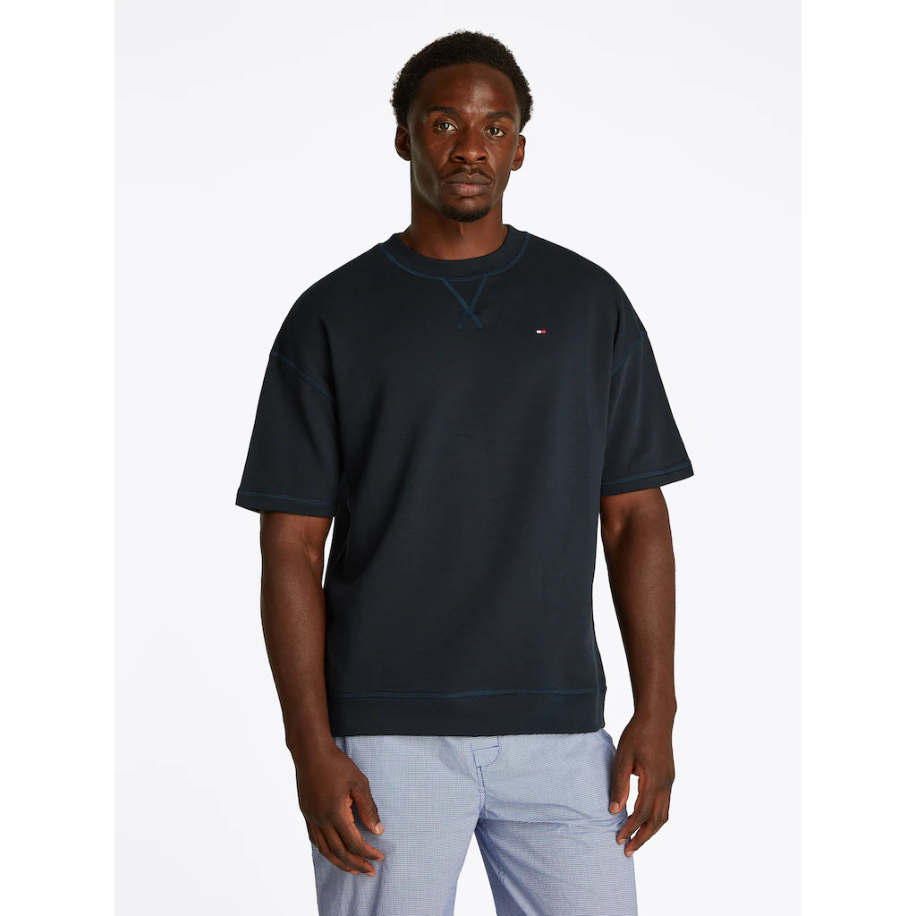 Tommy Hilfiger Underwear T-Shirt »SS TRACK TOP« mit Logostickerei ▷ bestellen