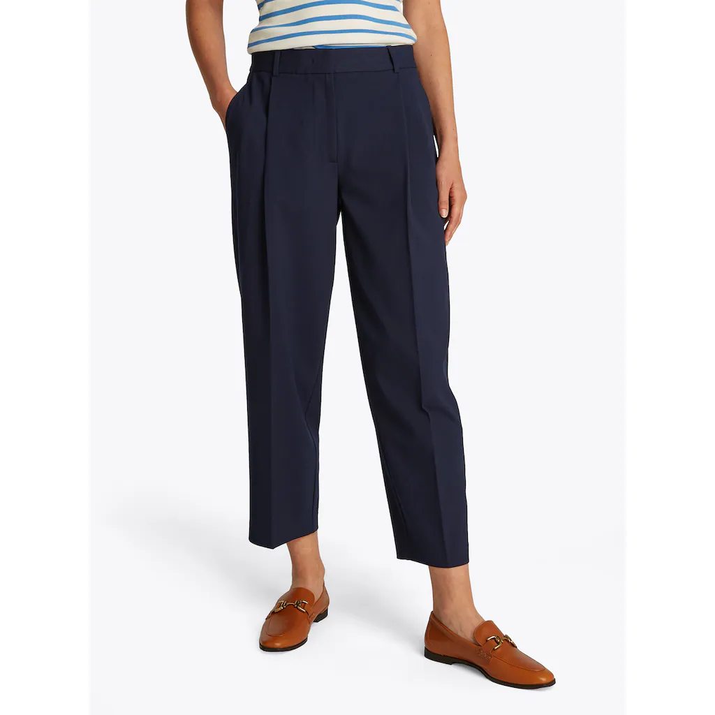 Tommy Hilfiger Webhose »Low Normal Waist Bi-Stretch« Gürtelschlaufe elastisch pflegeleicht bügelfrei Business casual