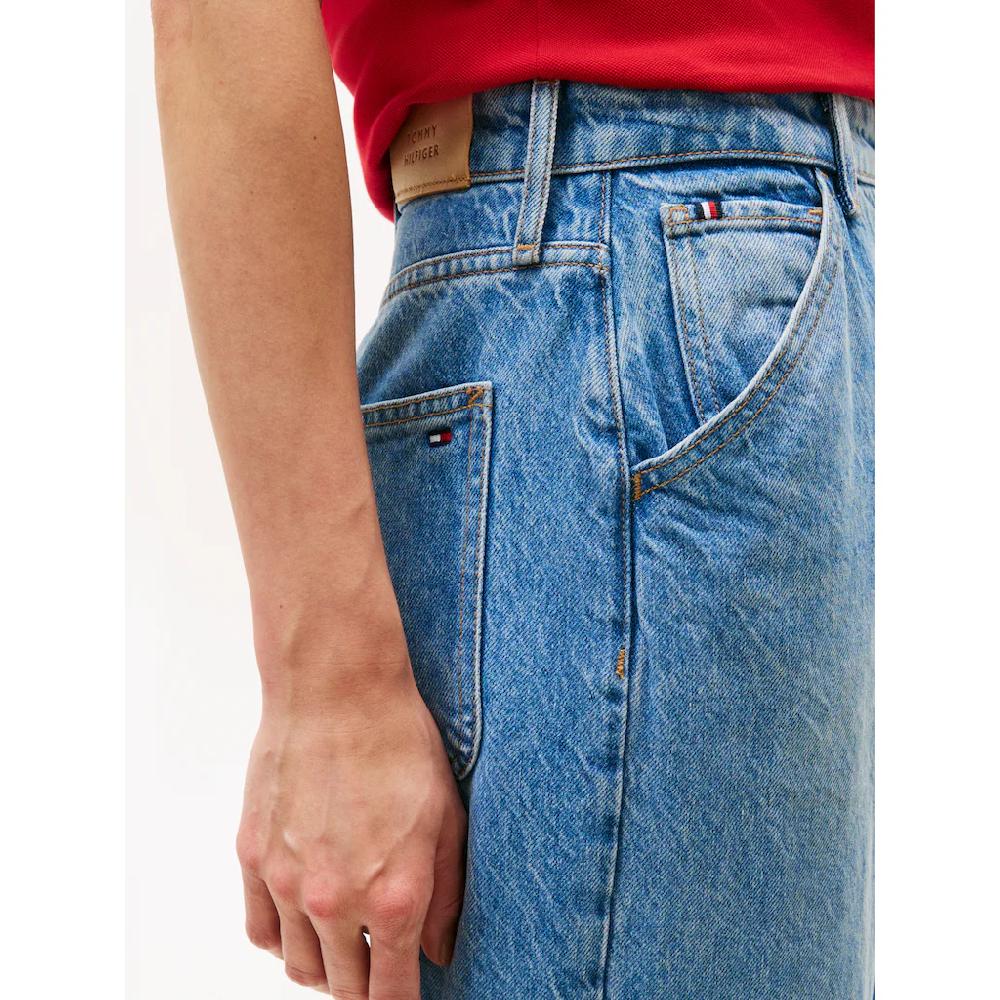 Tommy Hilfiger Weite Jeans »Loose Wide Leg Regular Waist« Mit Tommy Hilfiger Logo-Badge