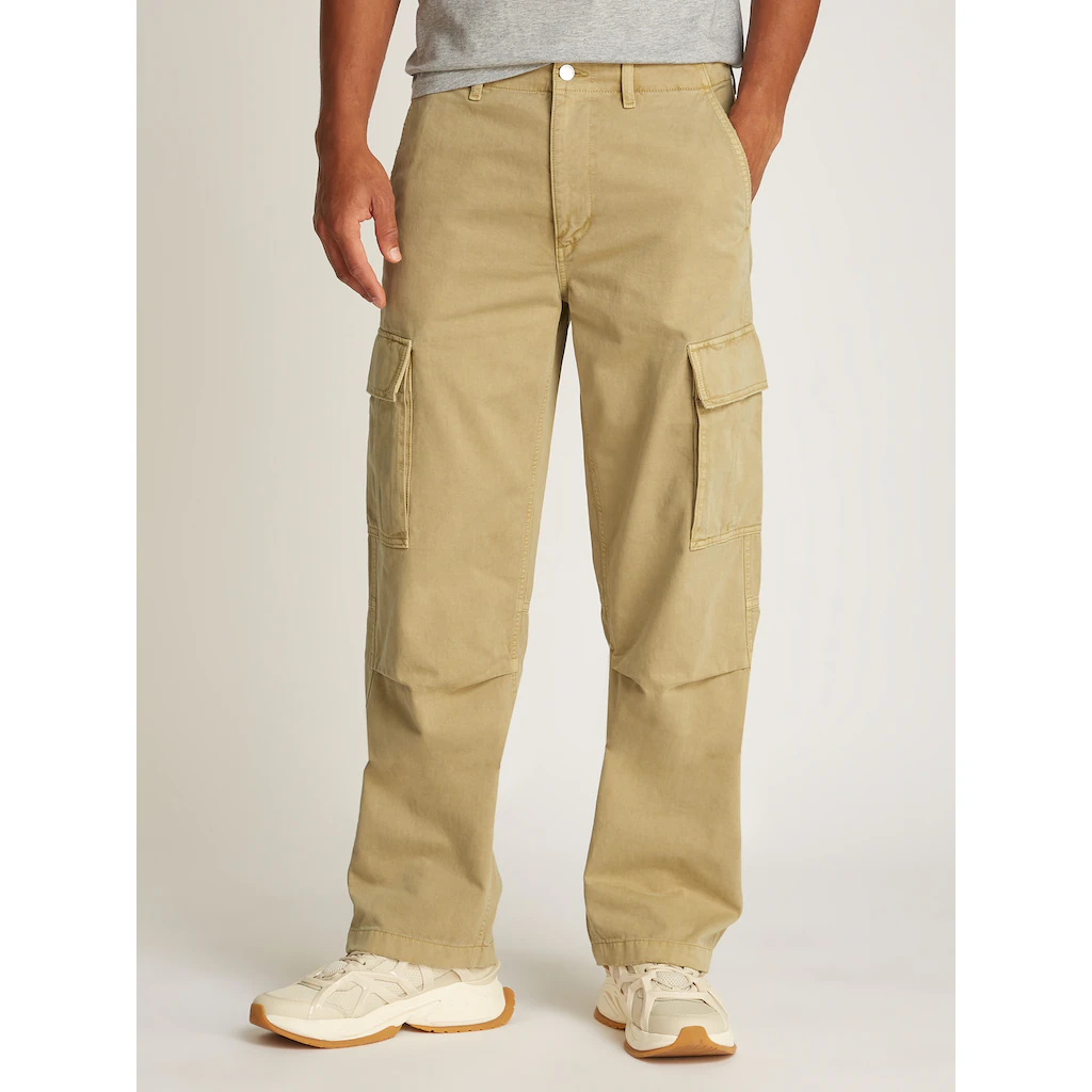 Tommy Jeans Cargohose »TJM JAIMIE COTTON CARGO« mit Kniefalten ▷ für