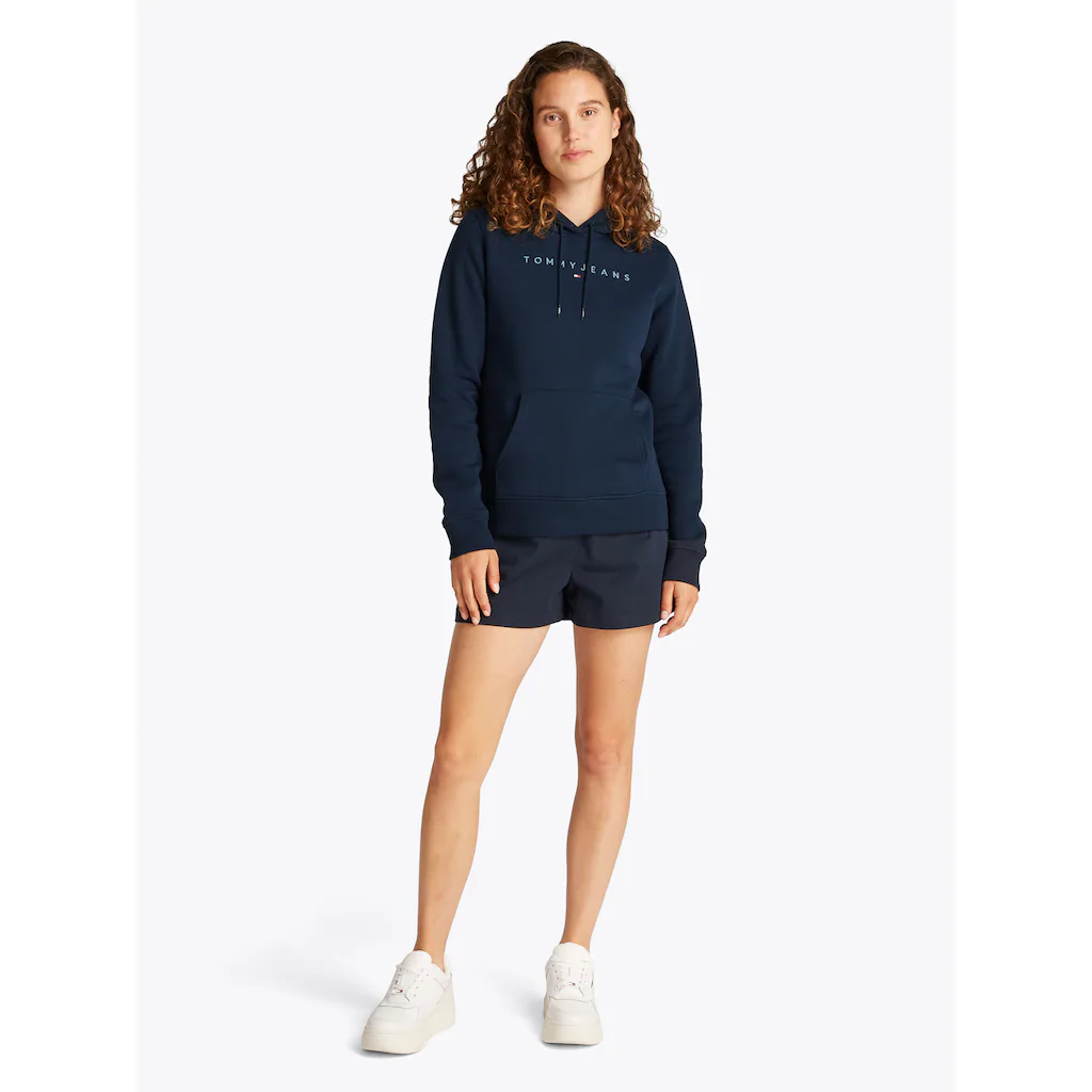 Tommy Jeans Curve Kapuzensweatshirt »TJW REG TONAL LINEAR HOODIE EXT« In Großen Größen Kapuze Logostickerei