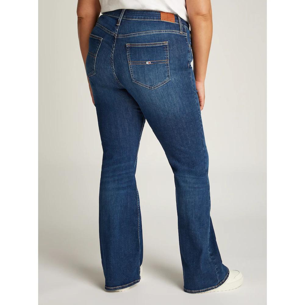Tommy Jeans Curve Schlagjeans »CRV SYLVIA HGH FLR« In Großen Größen Im 5-Pocket-Style