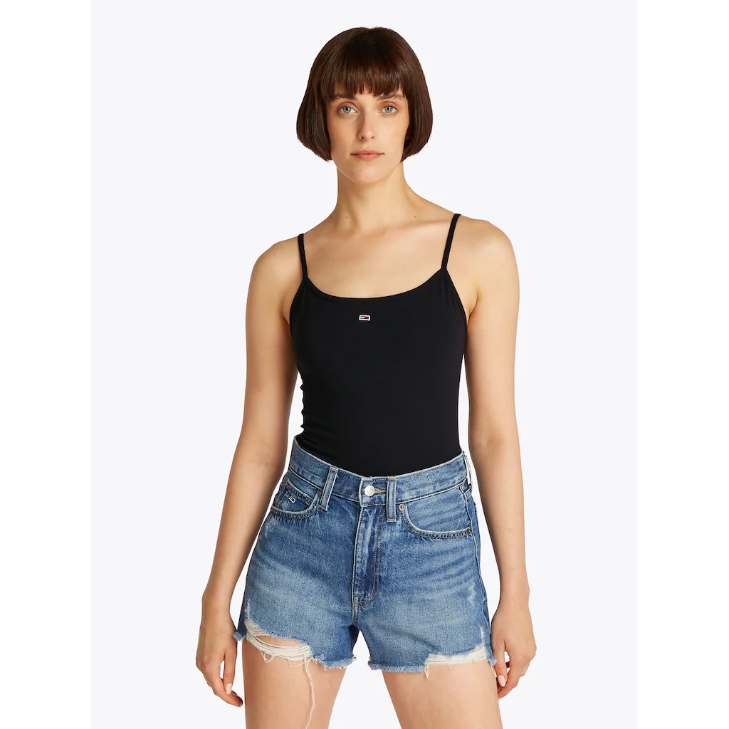 Tommy Jeans Curve Spaghettitop »TJW ESSENTIAL STRAP TOP EXT« In Großen Größen Spaghettiträger