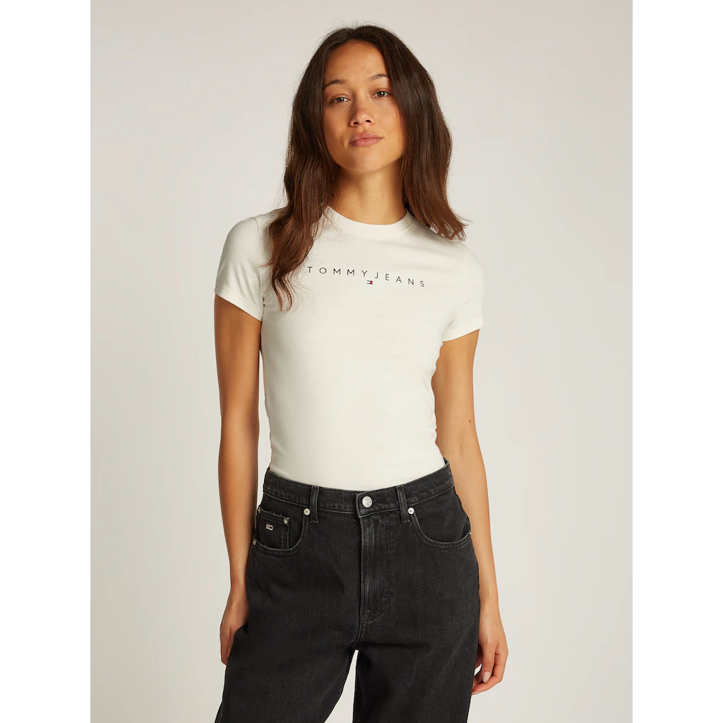 Tommy Jeans Curve T-Shirt »TJW SLIM LINEAR TEE EXT« in Große Größen