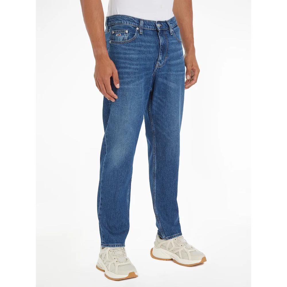 Tommy Jeans Gerade Jeans »Isaac Relaxed Tapered« Mit Gürtelschlaufen ▷ Kaufen