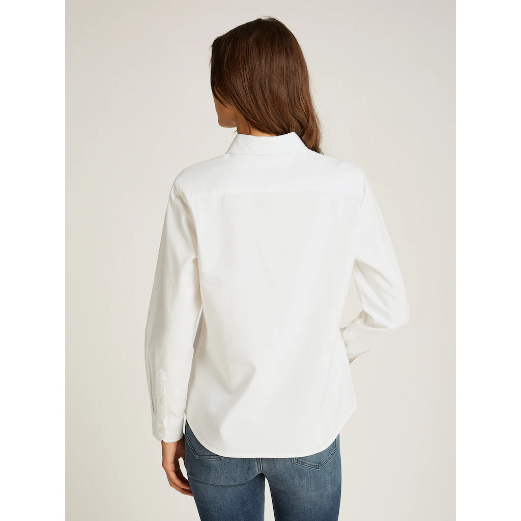 Tommy Jeans Hemdbluse »TJW REG OXFORD SHIRT« Mit Logostickerei