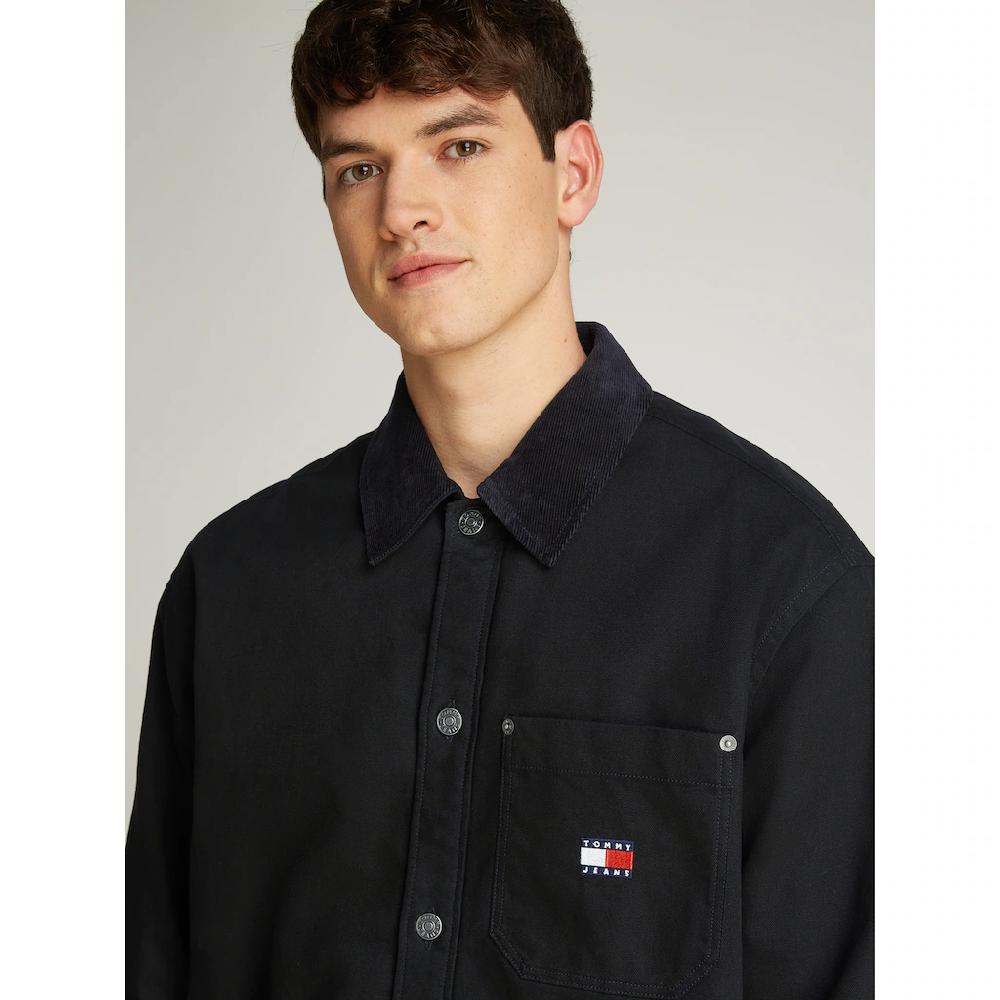 Tommy Jeans Hemdjacke »TJM CANVAS-CORD OVERSHIRT EXT« Mit Angerauter Weichen Innenseite ▷ Bestellen
