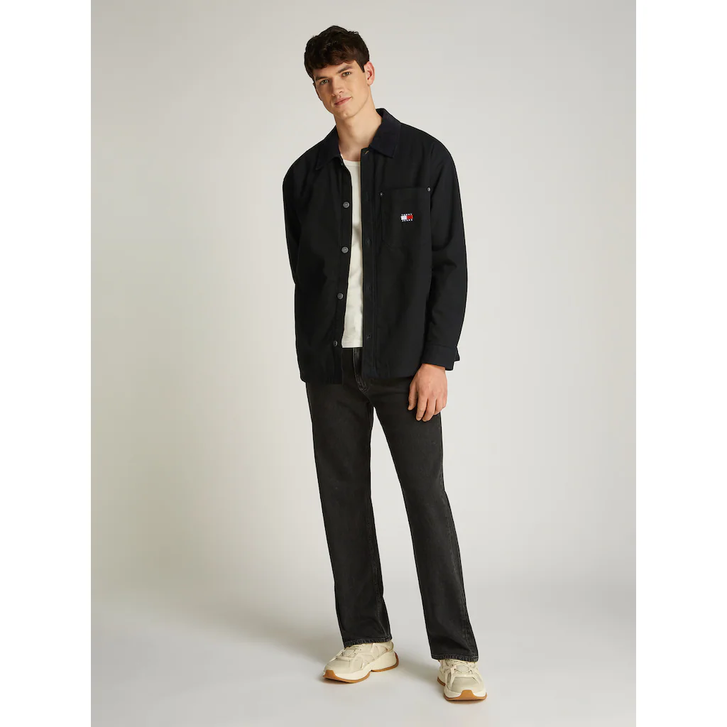 Tommy Jeans Hemdjacke »TJM CANVAS-CORD OVERSHIRT EXT« Mit Angerauter Weichen Innenseite ▷ Bestellen
