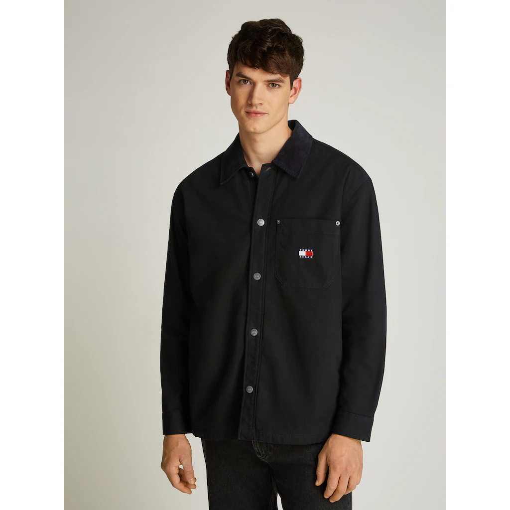 Tommy Jeans Hemdjacke »TJM CANVAS-CORD OVERSHIRT EXT« mit angerauter weichen Innenseite ▷ bestellen