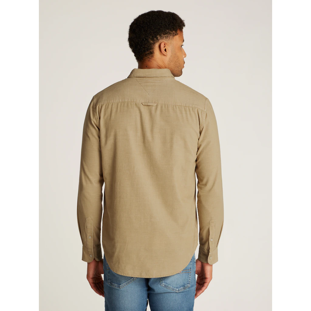 Tommy Jeans Hemdjacke »TJM ENTRY CORD SHIRT EXT« Mit Brusttasche Und Logostickerei ▷ Kaufen