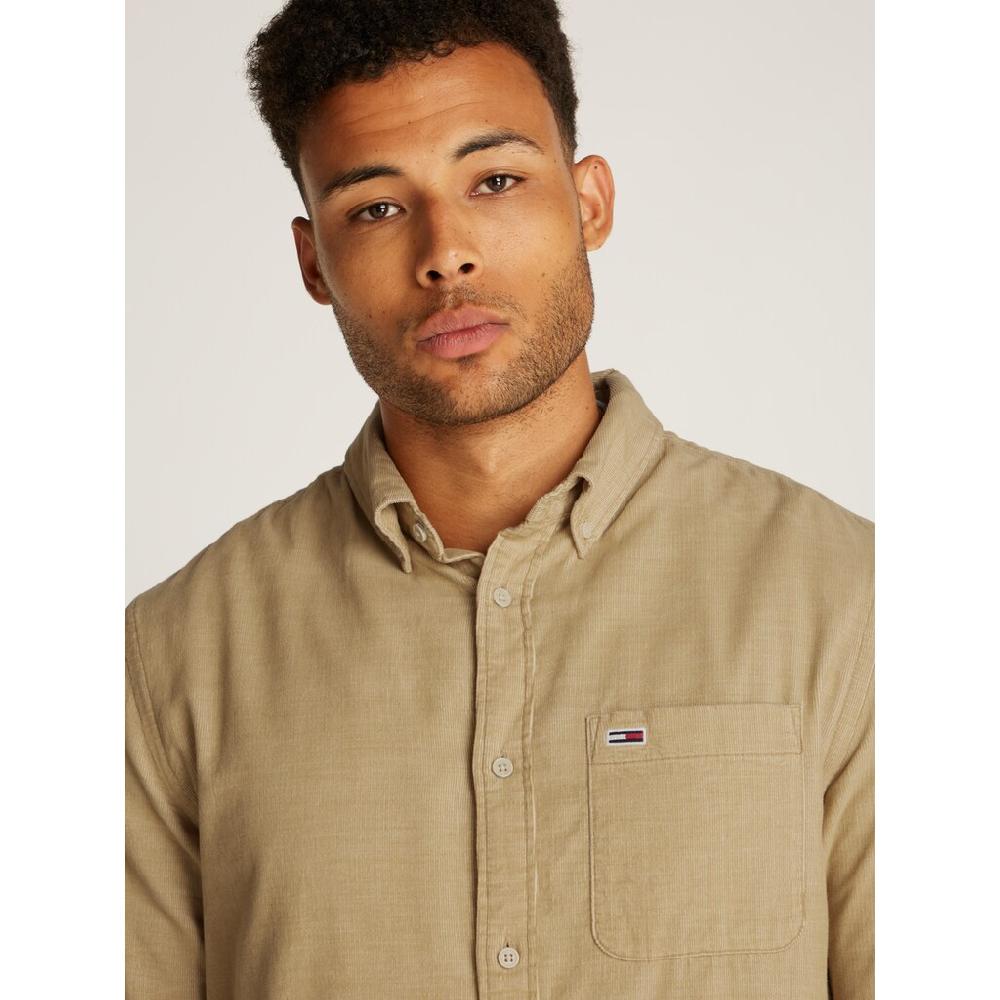 Tommy Jeans Hemdjacke »TJM ENTRY CORD SHIRT EXT« Mit Brusttasche Und Logostickerei ▷ Kaufen