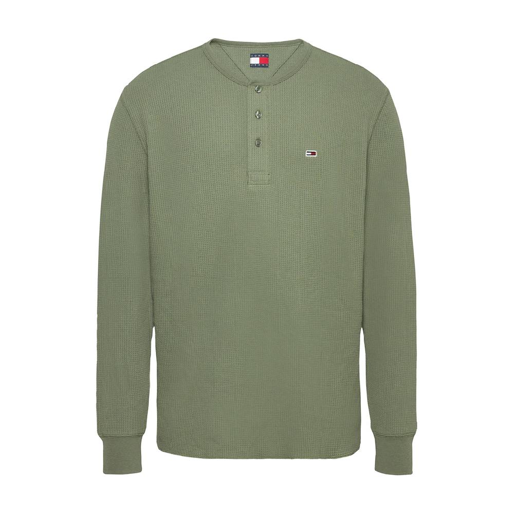 Tommy Jeans Henleyshirt »TJM REG WAFFLE HENLEY LS TEE« Mit Leichter Struktur ▷ Kaufen
