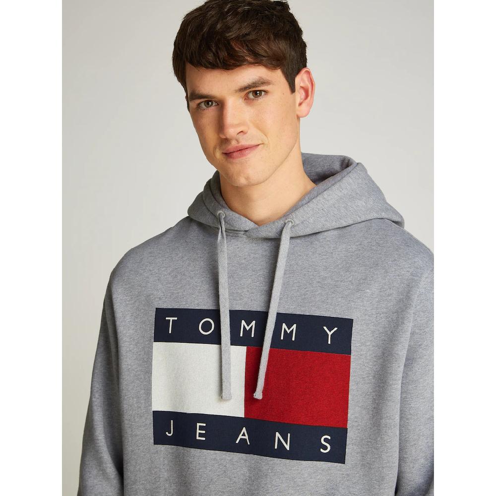 Tommy Jeans Hoodie »TJM MELANGE FLAG HOODIE« Mit Großem Logo ▷ Kaufen