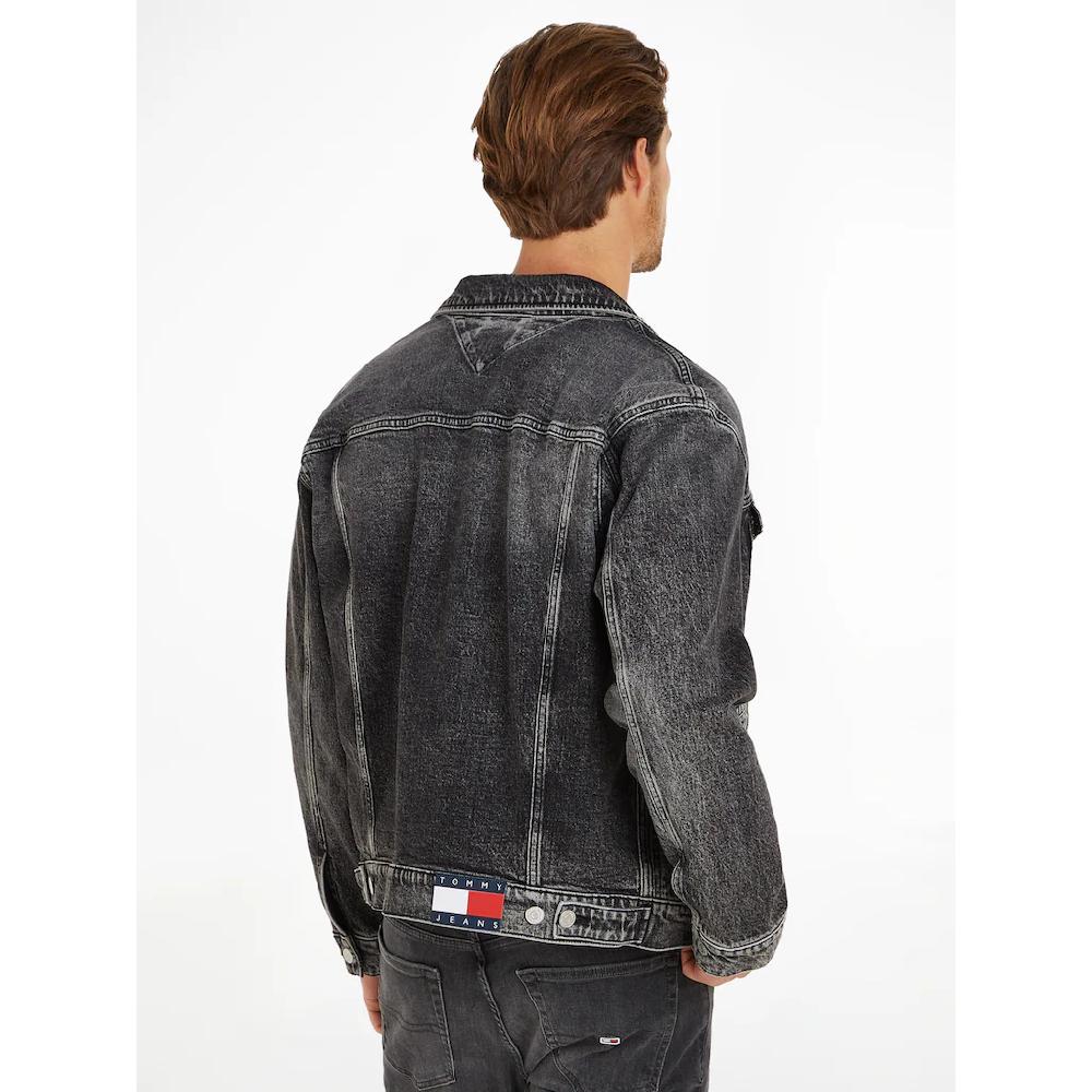 Tommy Jeans Jeansjacke »ISAAC DENIM TRUCKER CH6187« Mit Logoprägung ▷ Bestellen