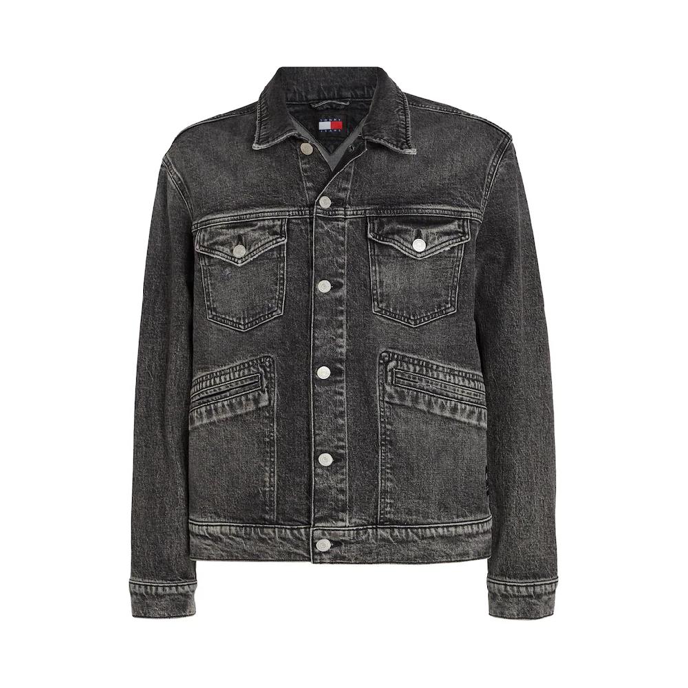 Tommy Jeans Jeansjacke »ISAAC DENIM TRUCKER CH6187« Mit Logoprägung ▷ Bestellen