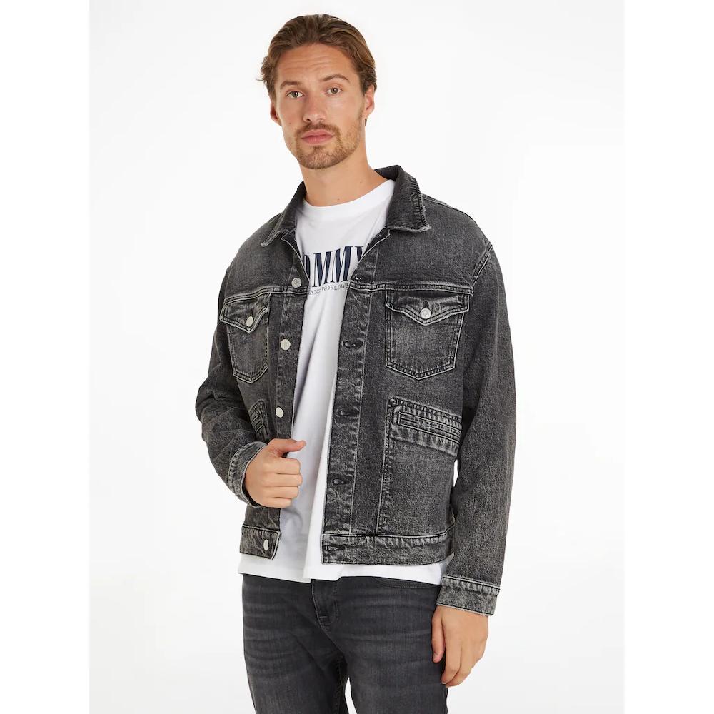 Tommy Jeans Jeansjacke »ISAAC DENIM TRUCKER CH6187« mit Logoprägung ▷ bestellen